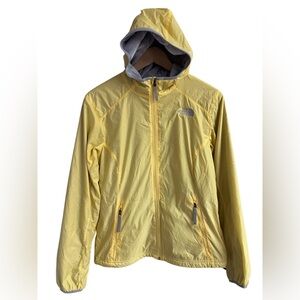THE NORTH FACE Hooded Full Zip Fleece-Lined Jacket Women’s S Nylon Shell AHUU